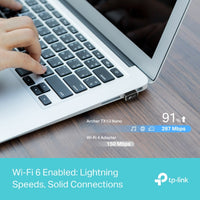 Tp-Link Ax300 Nano Wi-Fi 6 Wireless Usb Adapter Tx1U Nano