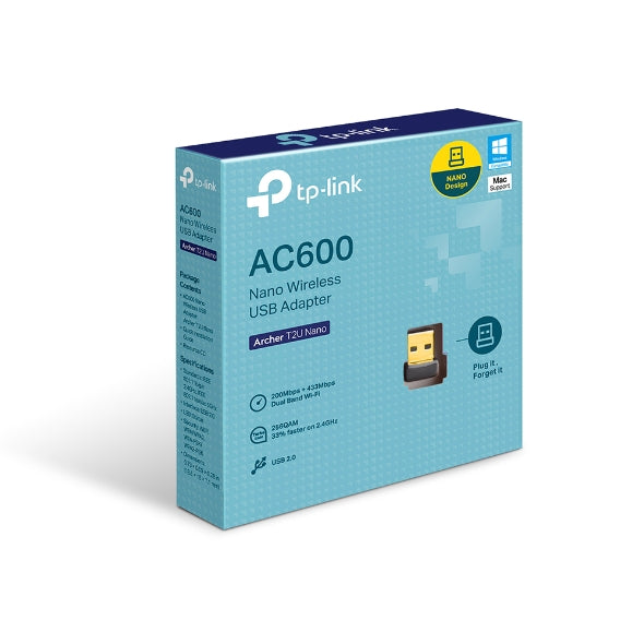 Tp-Link Ac600 Nano Wireless Usb Adapter Archer T2U Nano