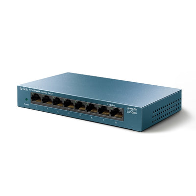 Tp-Link 8-Port 10/100/1000Mbps Desktop Switch Ls108G