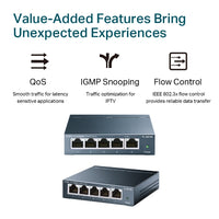 Tp-Link 5-Port 10/100/1000Mbps Desktop Switch Tl-Sg105