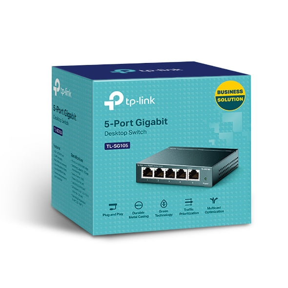 Tp-Link 5-Port 10/100/1000Mbps Desktop Switch Tl-Sg105