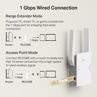 Tp-Link Be3600 Dual-Band Wi-Fi 7 Range Extender Re225Be