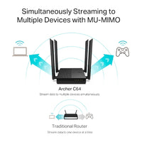 Tp-Link Ac1200 Wireless Mu-Mimo Wifi Router Archer C64