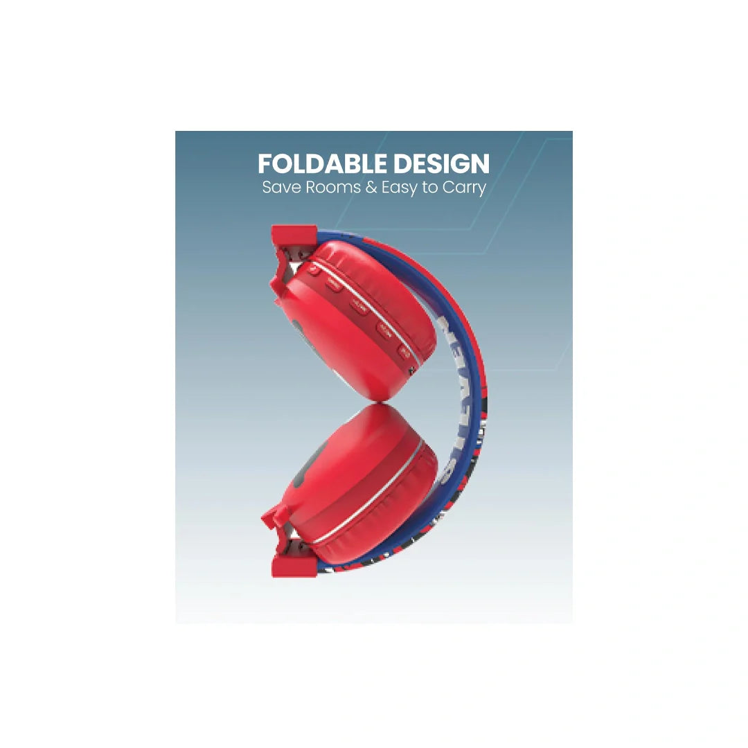 Moxedo Junior Bax Wireless On-Ear Headphones - Red