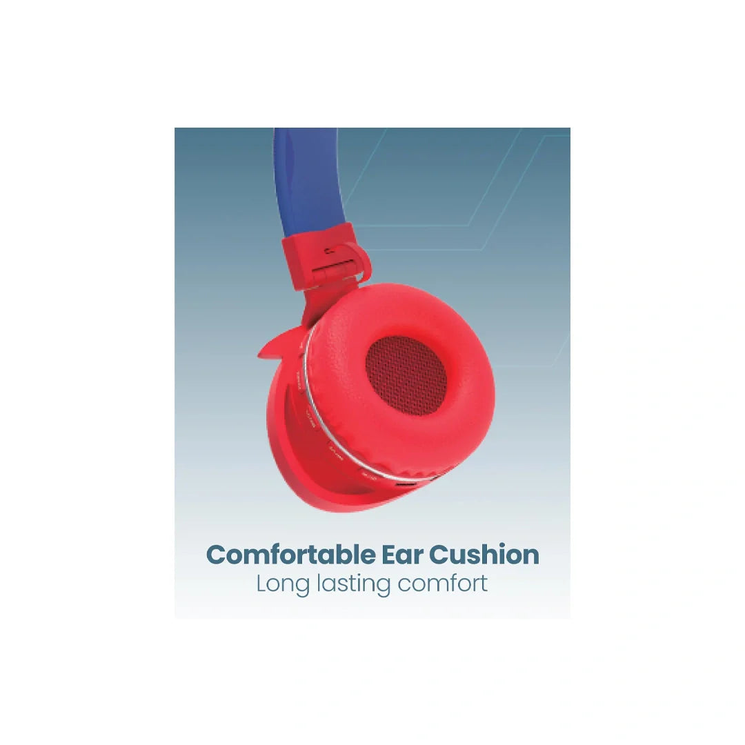 Moxedo Junior Bax Wireless On-Ear Headphones - Red