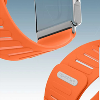 Moxedo Flow-Fit Silicone Watch Strap For Whoop 5.0 - Orange