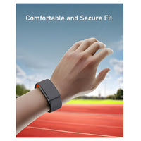 Moxedo Flow-Fit Silicone Watch Strap For Whoop 5.0 -Grey+Orange