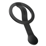 Moxedo Snap-On Magnetic Phone Grip Soft Silicone Grip-Black