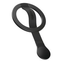 Moxedo Snap-On Magnetic Phone Grip Soft Silicone Grip-Black