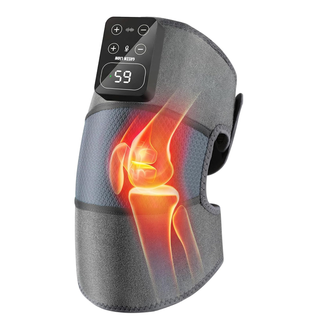 Green Lion Cordless Knee Massager With Heat, 3-In-1