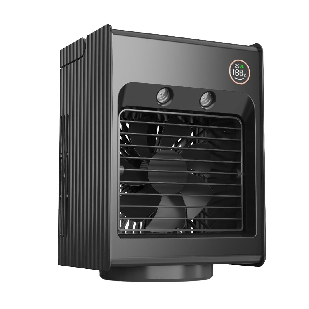 Porodo Lifestyle Air & Mist Portable Cooling Fan With Night Light