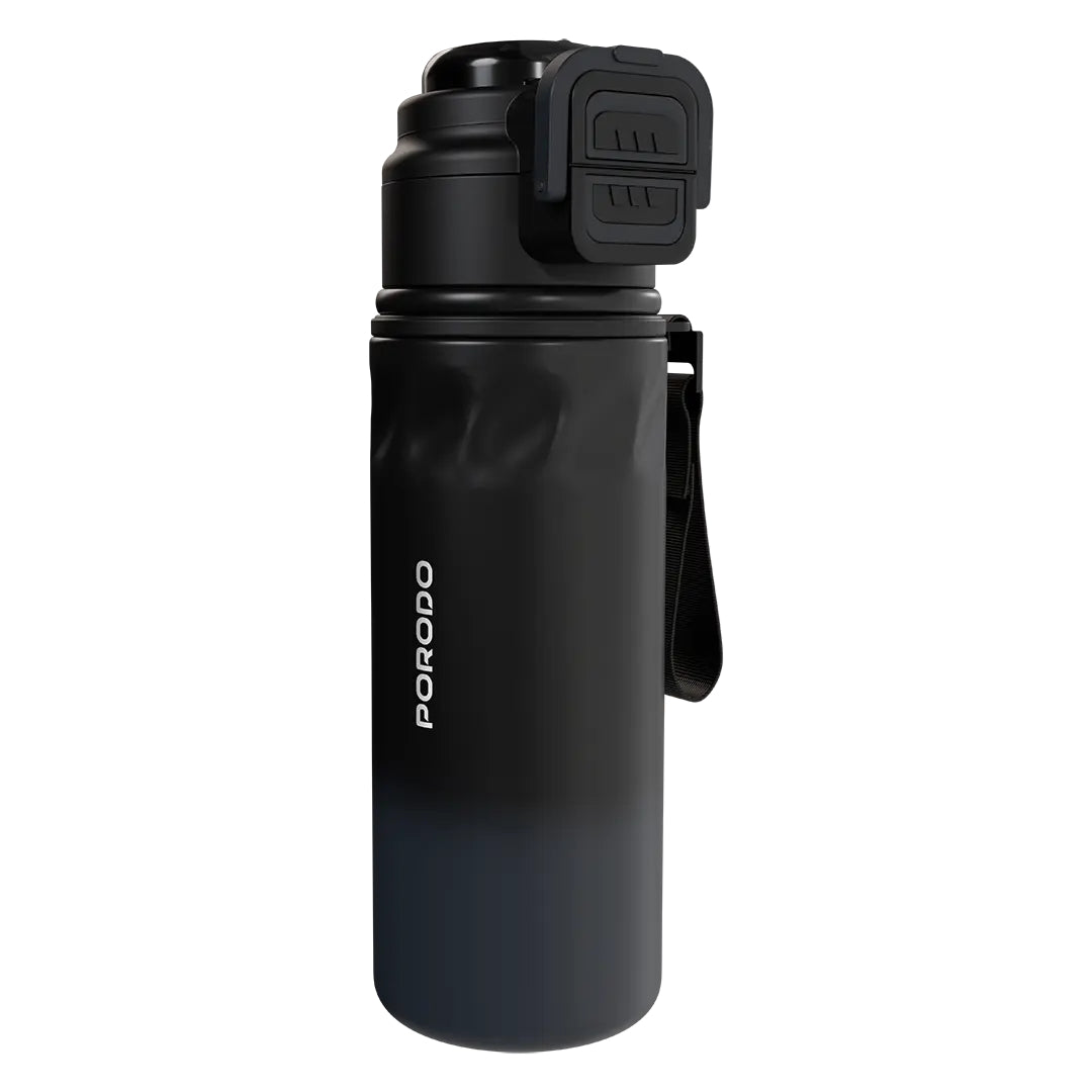 Porodo Lifestyle Powersip Sports Water Bottle With Strap Handle