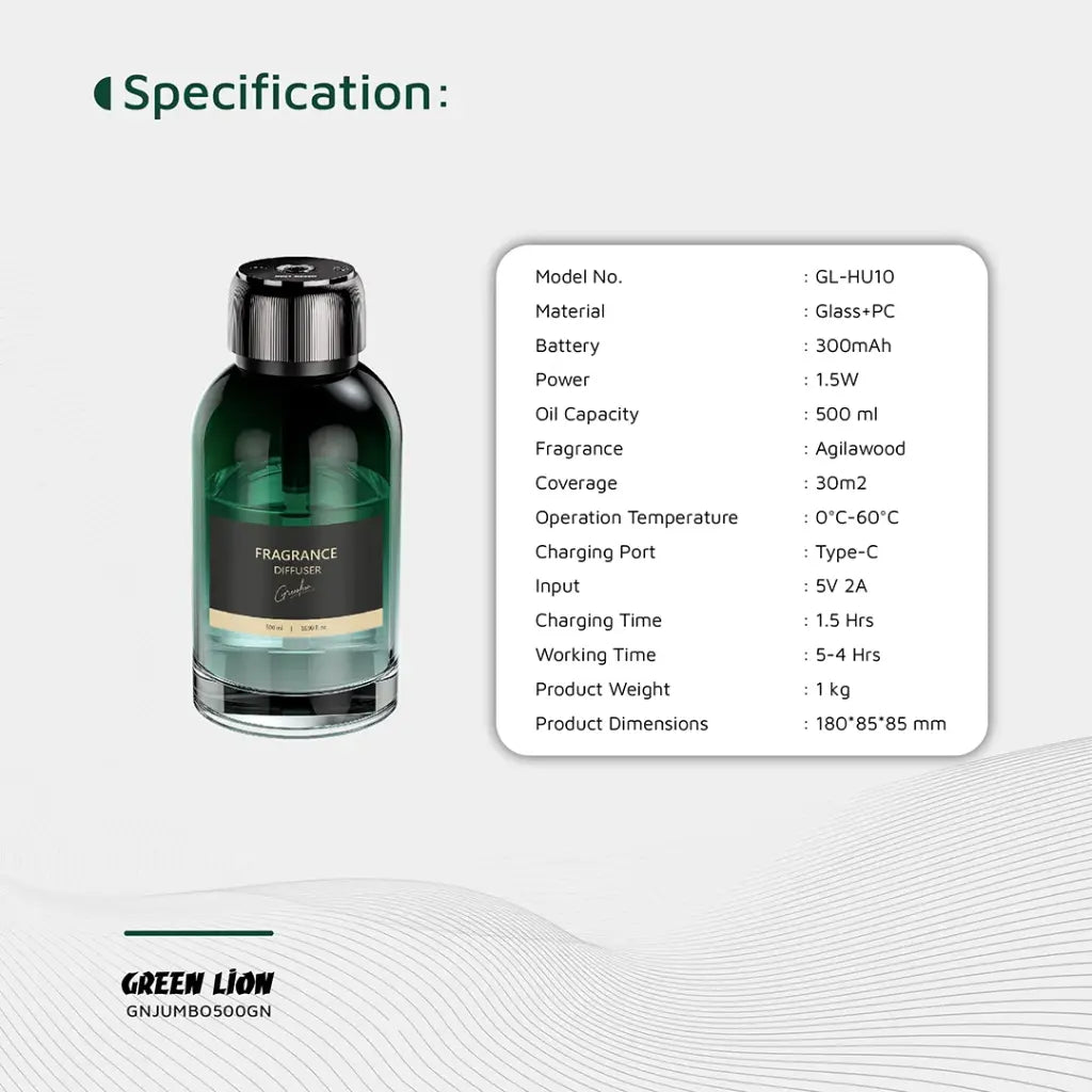 Green Lion Jumbo Fragrance Diffuser