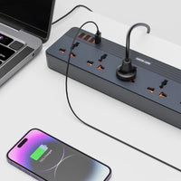 Green Lion Gs-250 Power Socket 2500W - Black