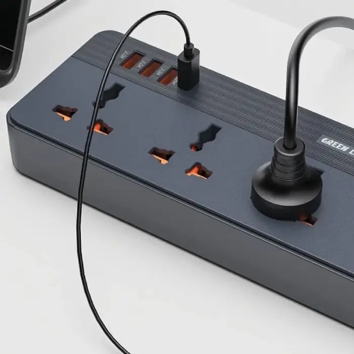 Green Lion Gs-250 Power Socket 2500W - Black