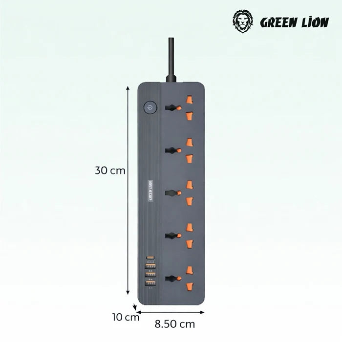 Green Lion Gs-250 Power Socket 2500W - Black