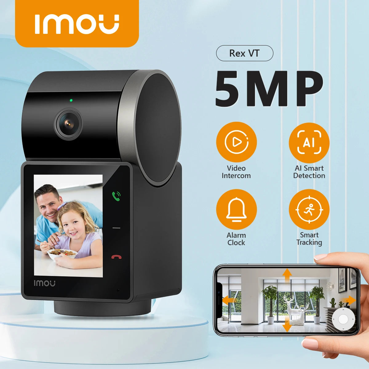 Imou Rex Vt 5Mp Indoor Smart Video Intercom Camera With 3K