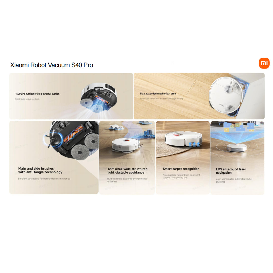 Xiaomi Robot Vacuum Cleaner S40 Pro