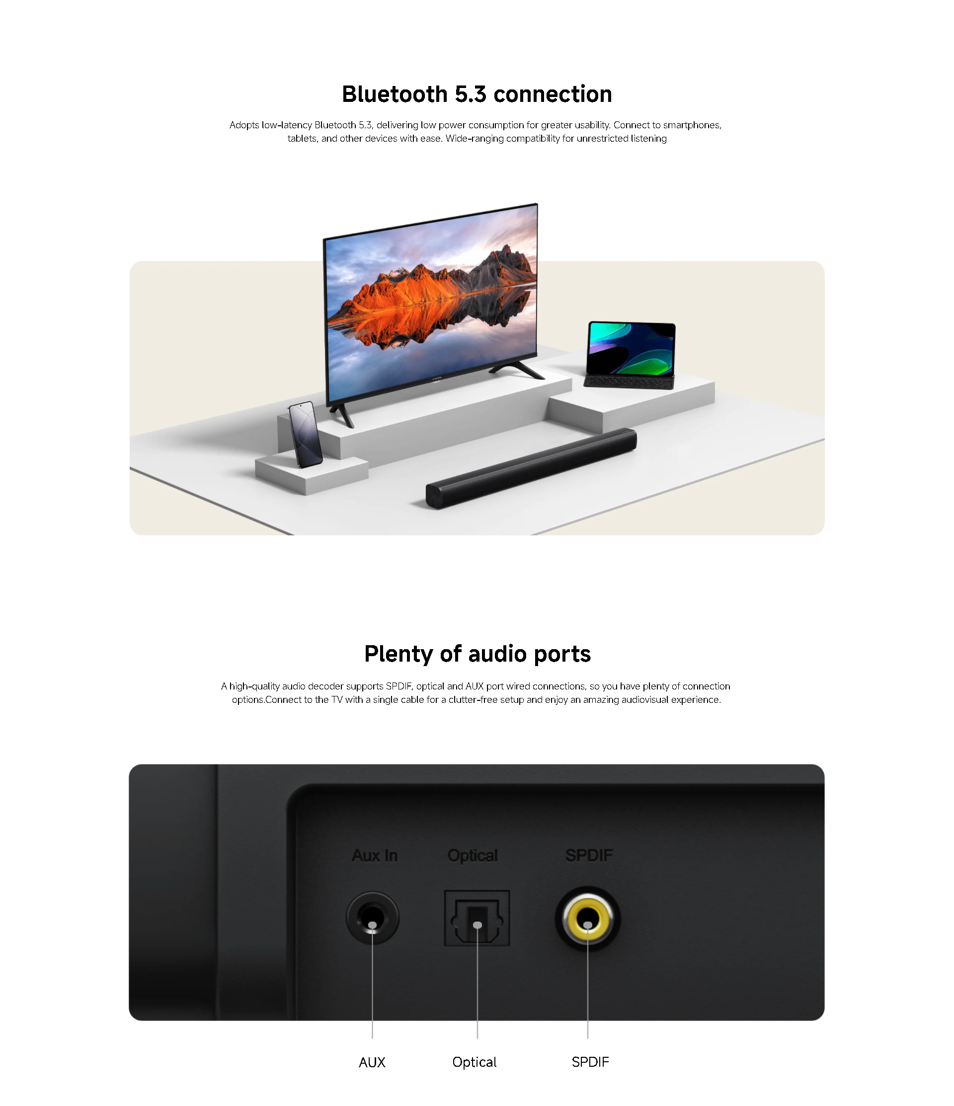 Xiaomi Soundbar 2.0 EU S22E Speaker
