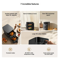 Xiaomi Dual Zone Air Fryer 12L Black