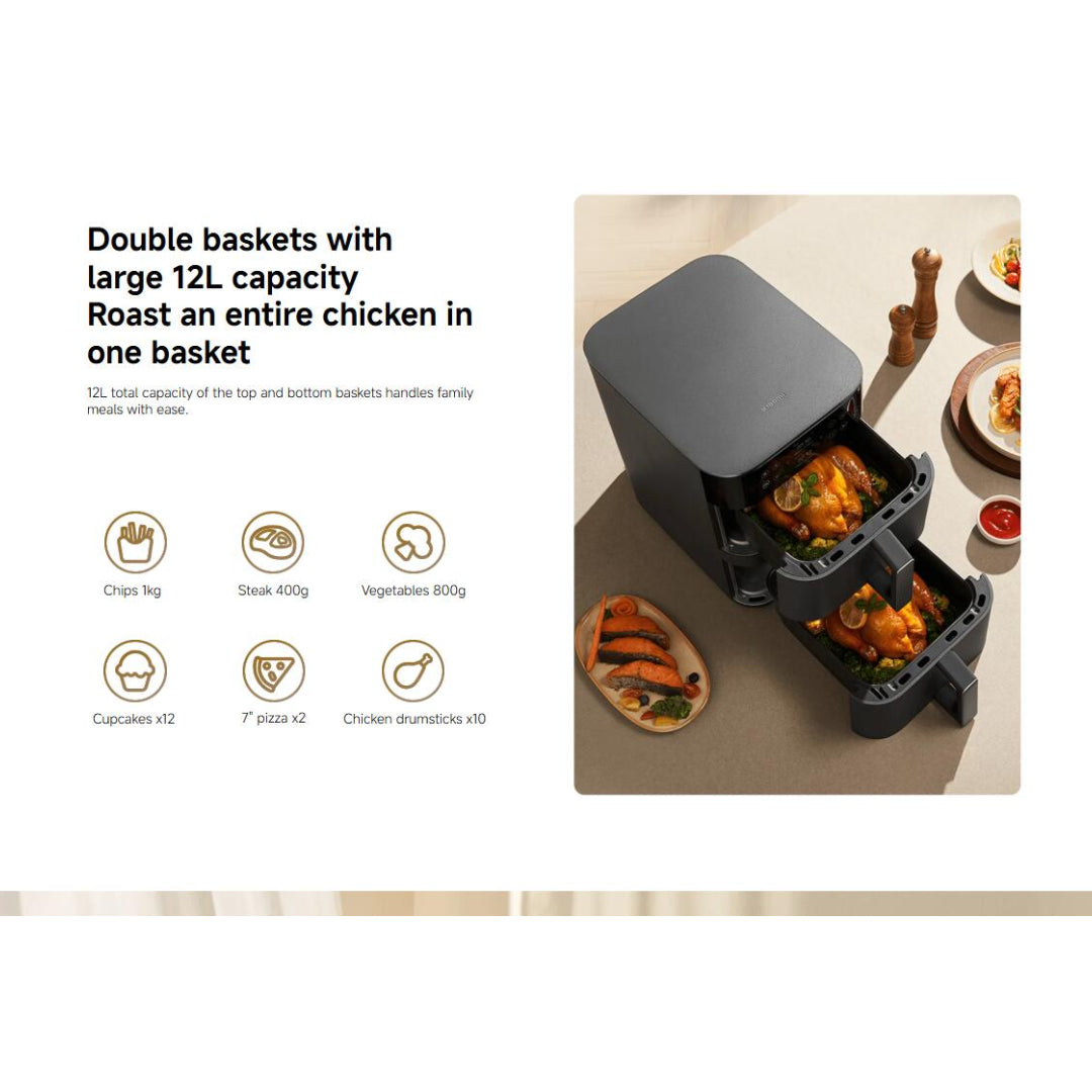 Xiaomi Dual Zone Air Fryer 12L Black