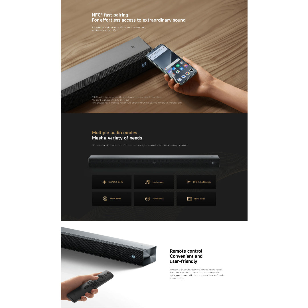 Xiaomi Soundbar Pro 2.1ch Wireless Subwoofer
