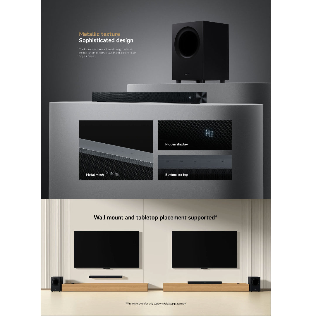 Xiaomi Soundbar Pro 2.1ch Wireless Subwoofer