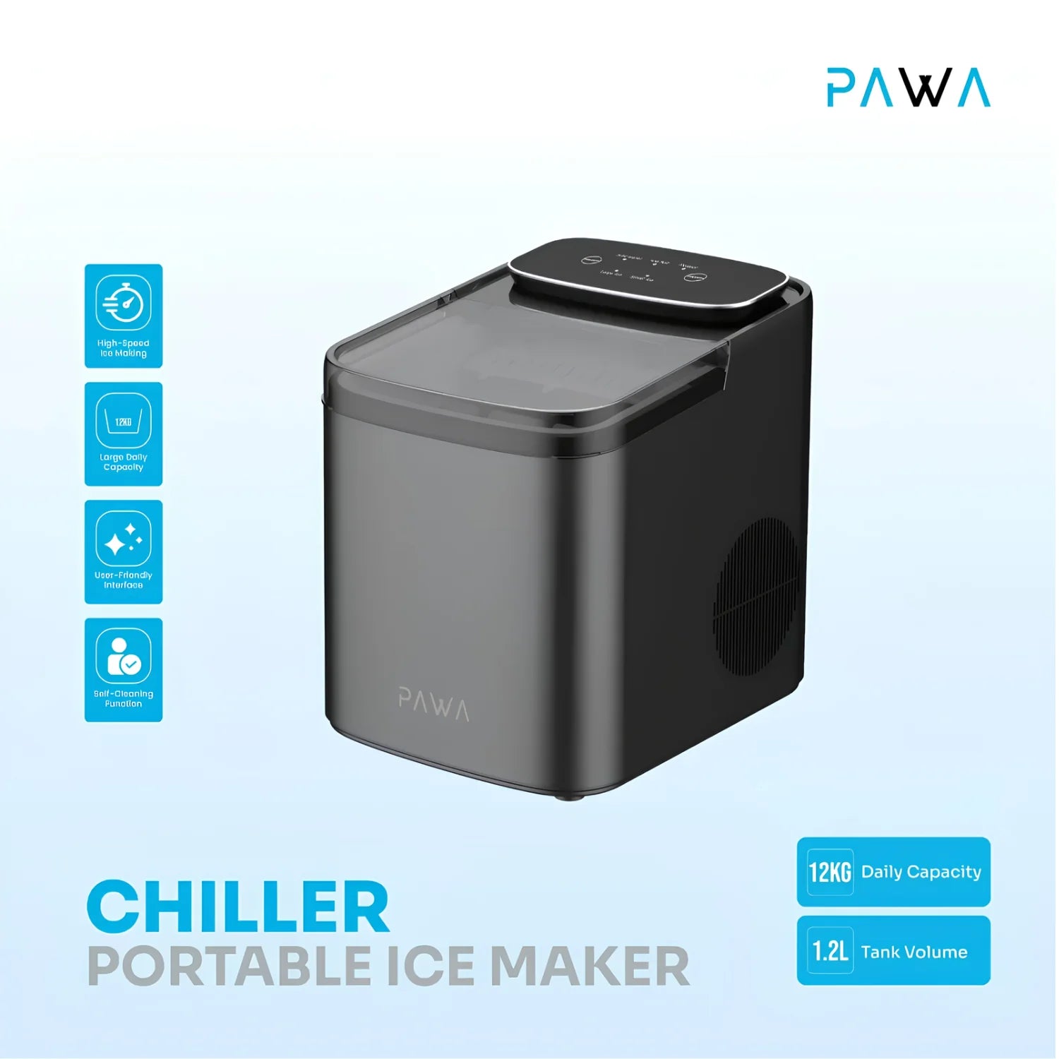 Pawa Chiller 12Kg Portable Ice Maker