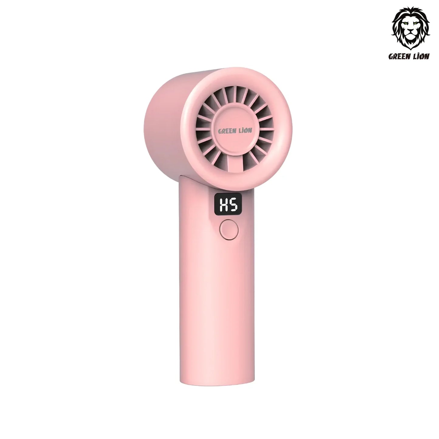 Green Lion Wind Mate Handheld Fan-Pink