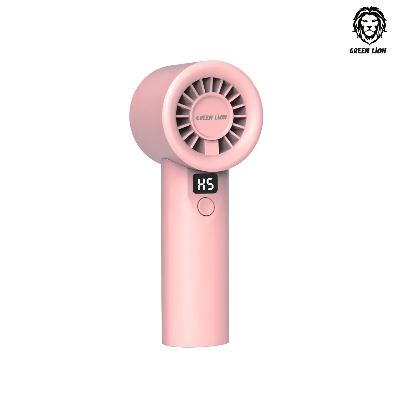 Green Lion Wind Mate Handheld Fan-Pink