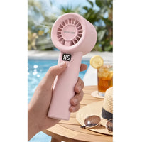 Green Lion Wind Mate Handheld Fan-Pink