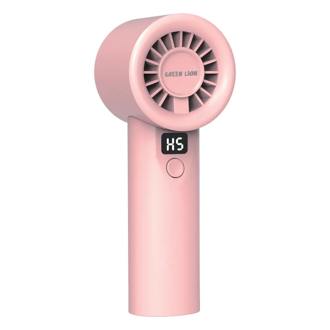 Green Lion Wind Mate Handheld Fan-Pink