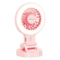 Green Lion Air Glow Clip-On Rechargeable Fan-Pink