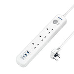 Remson Essential Pd Surge Protector Power Strip 6 Way 3 Usb 3 Ac Outlets