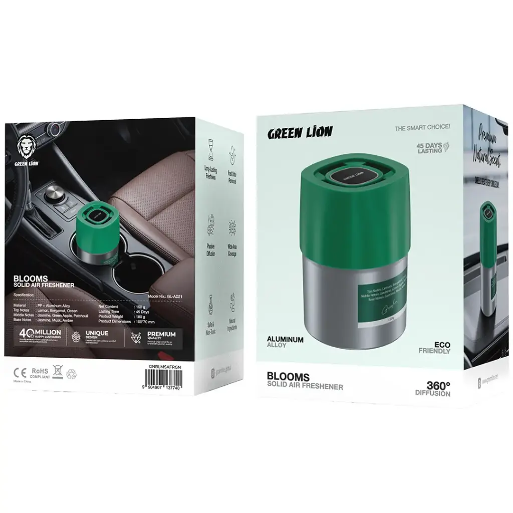 Green Lion Blooms Solid Air Freshener