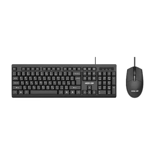 Green Lion Gkm-100 Wired Keyboard And Mouse