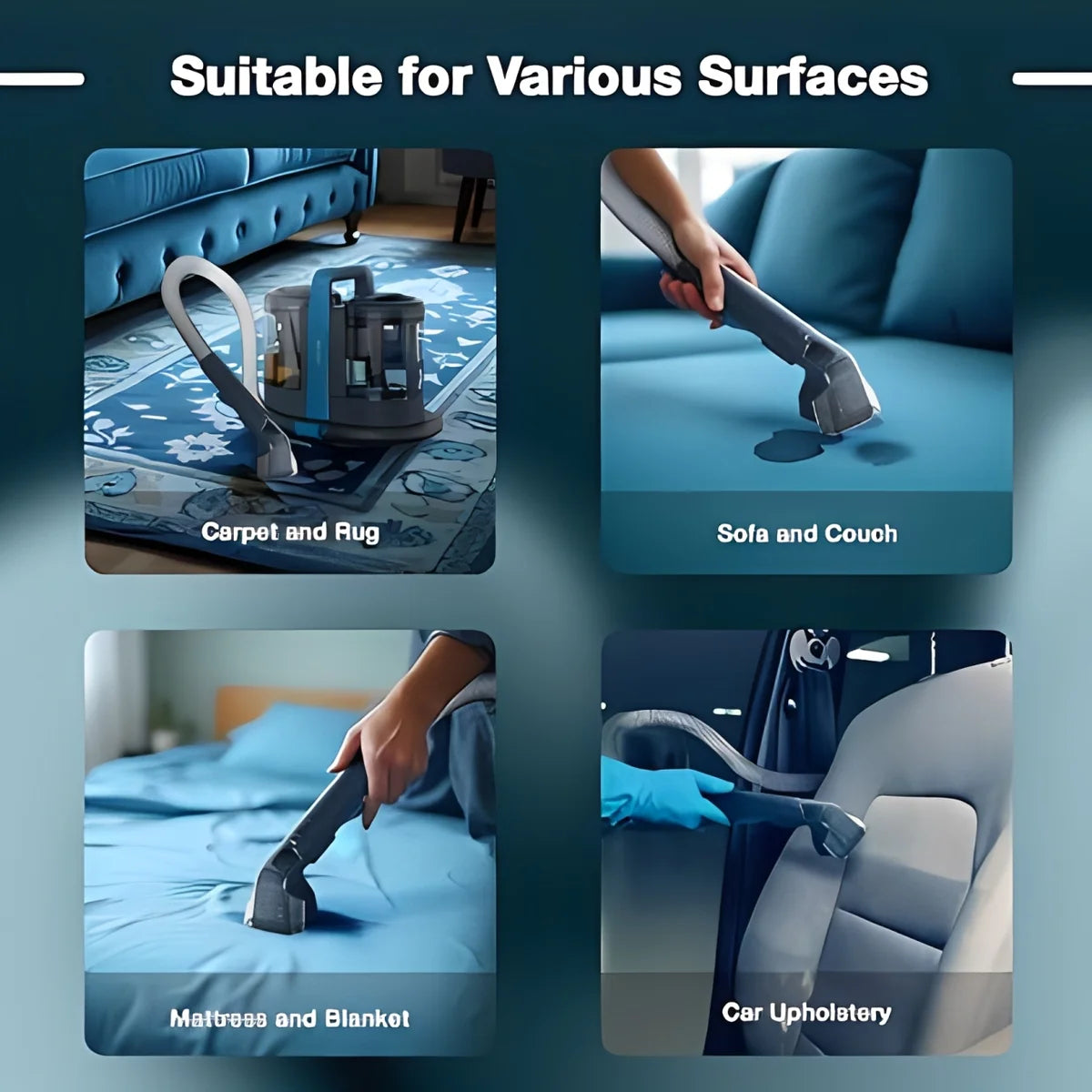 Green Lion Carpet Cleaner Pro - Blue