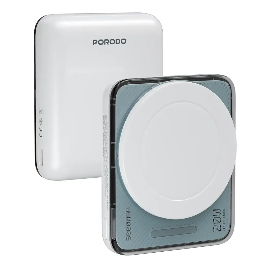 Porodo Sovo Magsafe Power Bank 5000Mah With Charging Led Light