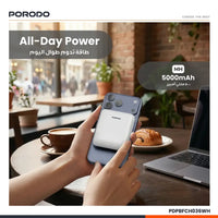 Porodo Sovo Magsafe Power Bank 5000Mah With Charging Led Light