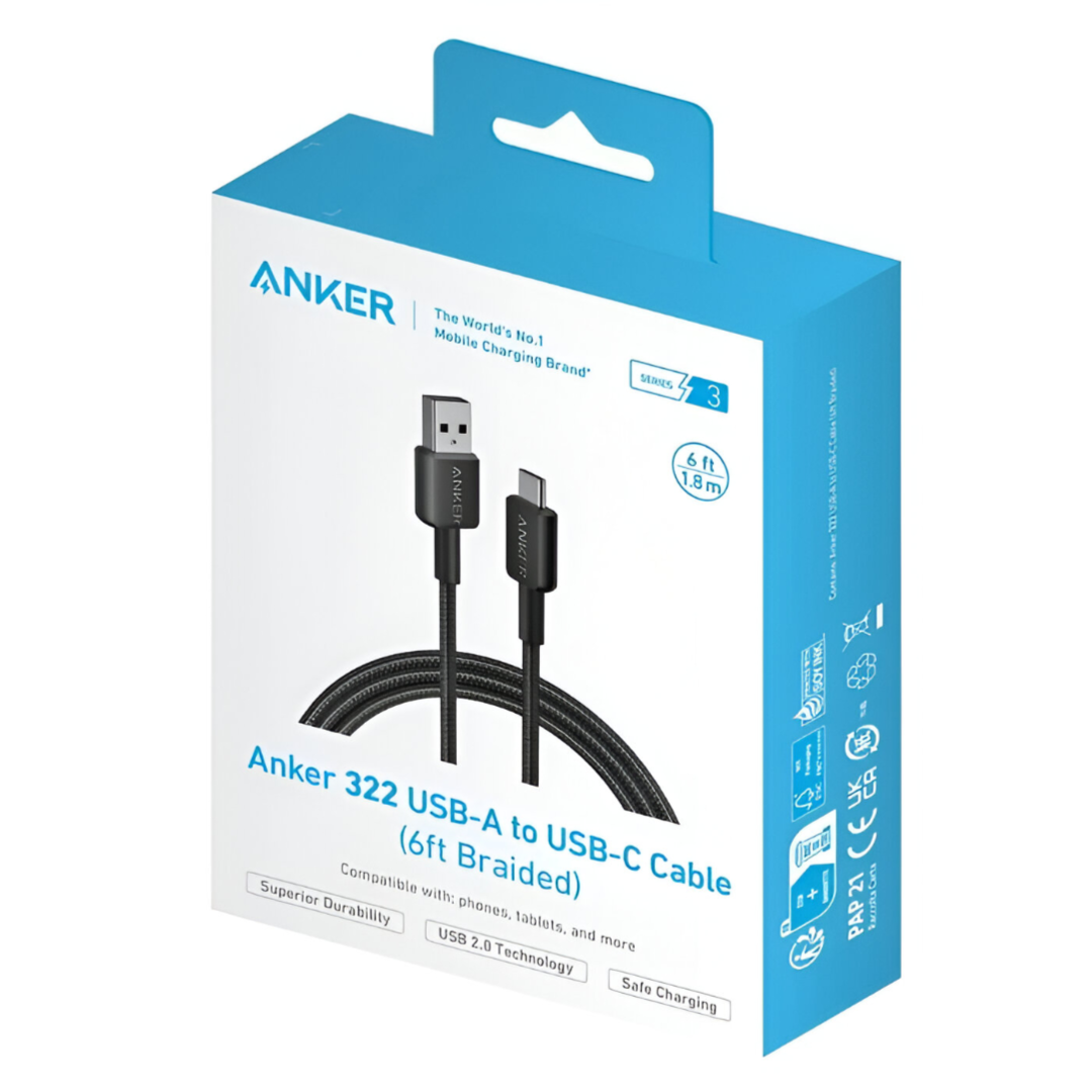 Anker 322 Usb-A To Usb C 6Ft A81H6H11