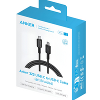 Anker 322 Usb-C To Usb-C 6Ft A81F6H11
