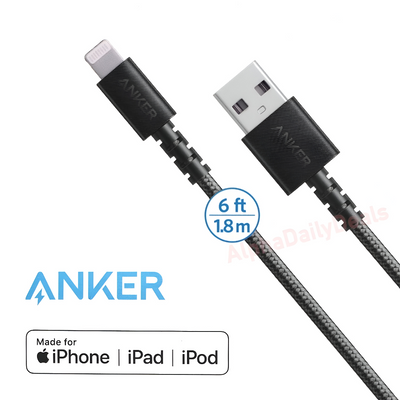 Anker Usb-A With Lighting 6Ft A8013H12