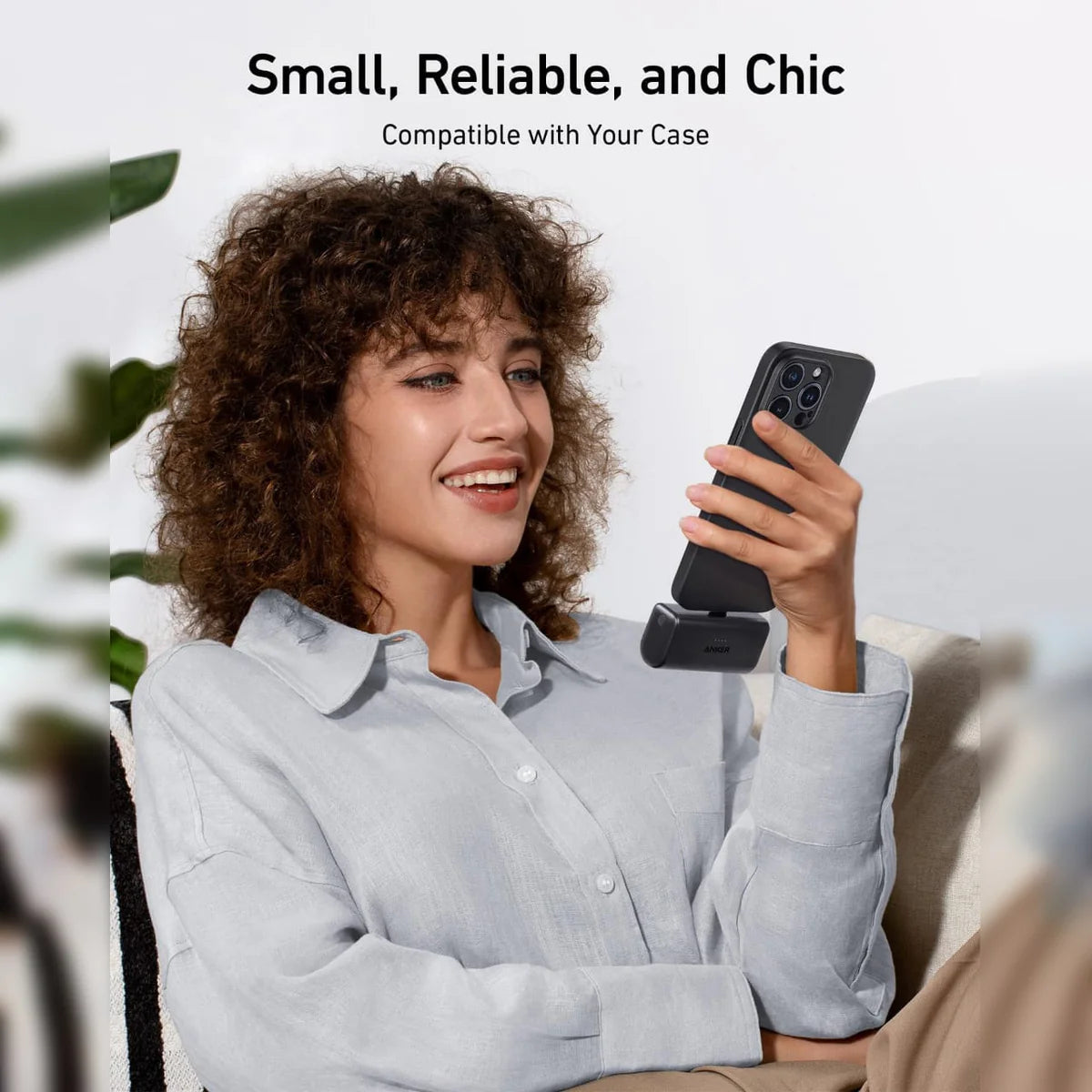 Anker Nano Power Bank 22.5W, Built-In Usb-C Connector