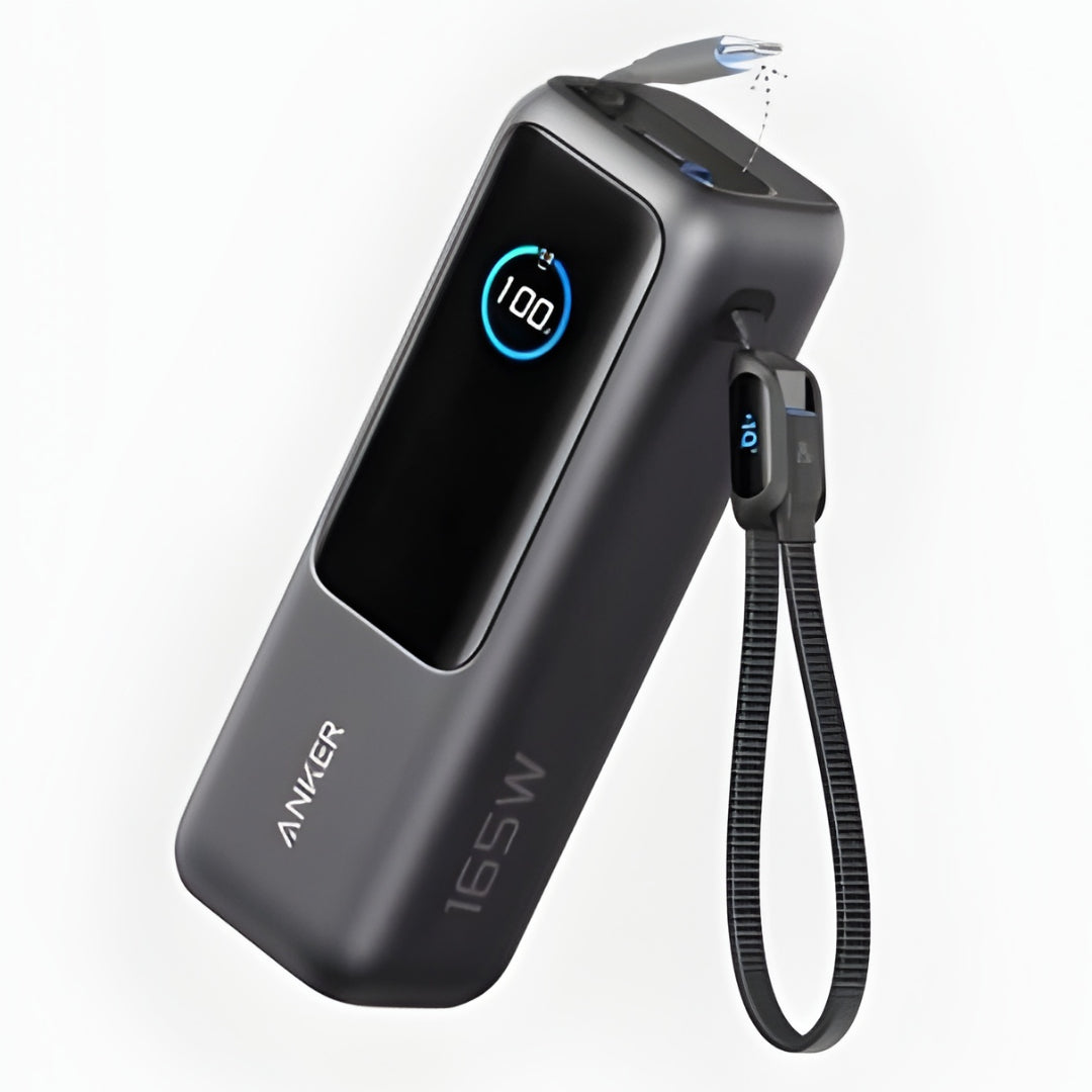 Anker Laptop Power Bank (25K, 165W, Built-In Usb