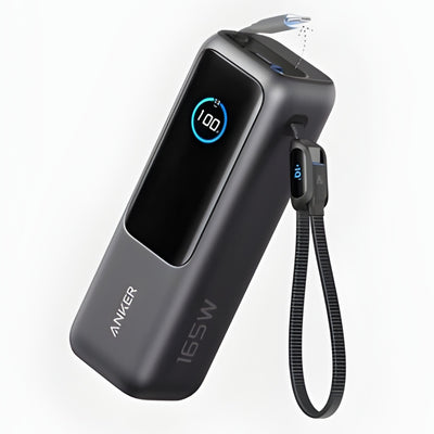 Anker Laptop Power Bank (25K, 165W, Built-In Usb