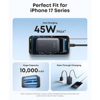 Anker 10K 45W Nano Power Bank Built-In Usb-C Cable A1638H11