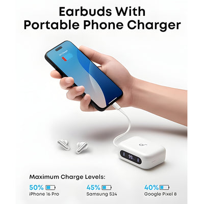 Soundcore P41I By Anker Adaptive Noise Cancelling Earbuds-White