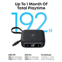 Soundcore P41I By Anker Adaptive Noise Cancelling Earbuds-Black