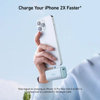 Anker Nano Power Bank - 12W, Built-In Lightning Foldable Connector 5,000Mah
