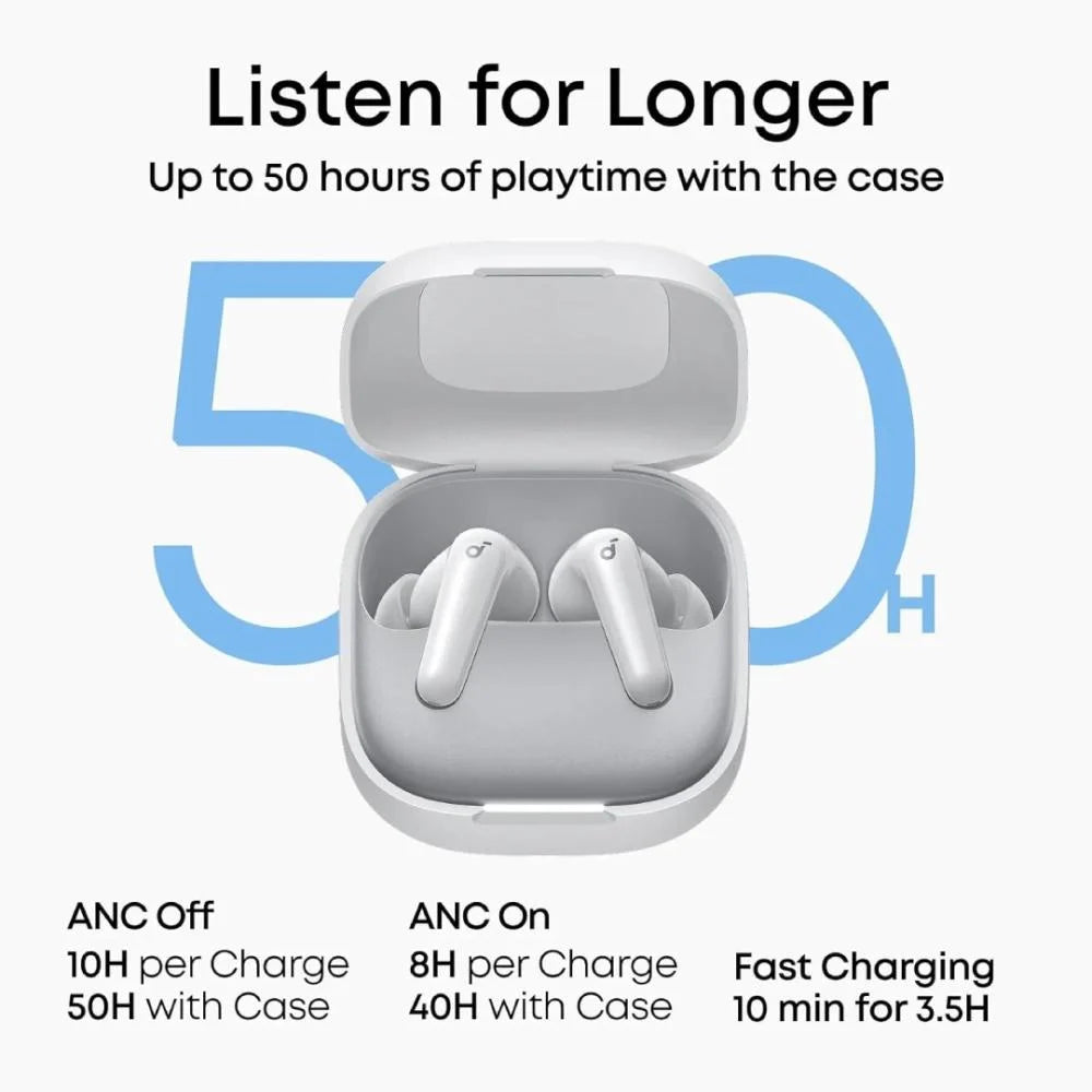 Anker Soundcore R60I Nc Wireless Earbuds-White